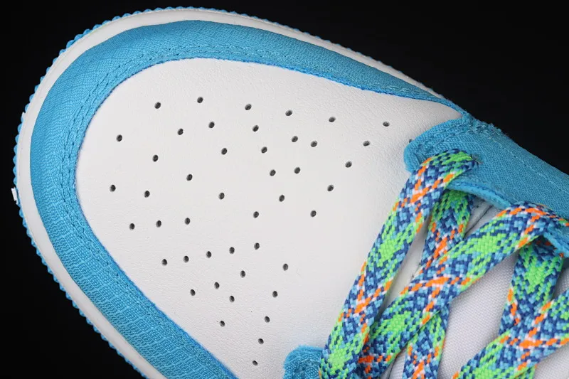All categories Air Jordan Jordan series basketball shoes Air Jordan 1 Mid G version pure original Air Jordan 1 Mid AJ1 Joe 1 blue and green Chinese culture basketball shoes DA8010-400